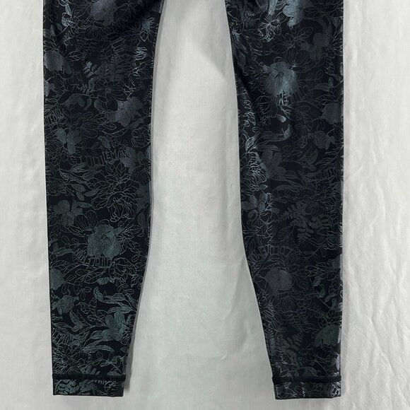 Lululemon Wunder Under Hi-Rise Tight Women 4 Stretch Breathable Black Iridescent - Picture 9 of 14